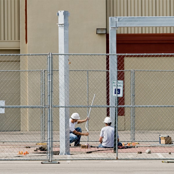 how long can i lease the temporary fence for my building site or event in Collingswood New Jersey